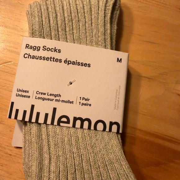 lululemon athletica Cream Ragg Socks - Picture 2 of 3